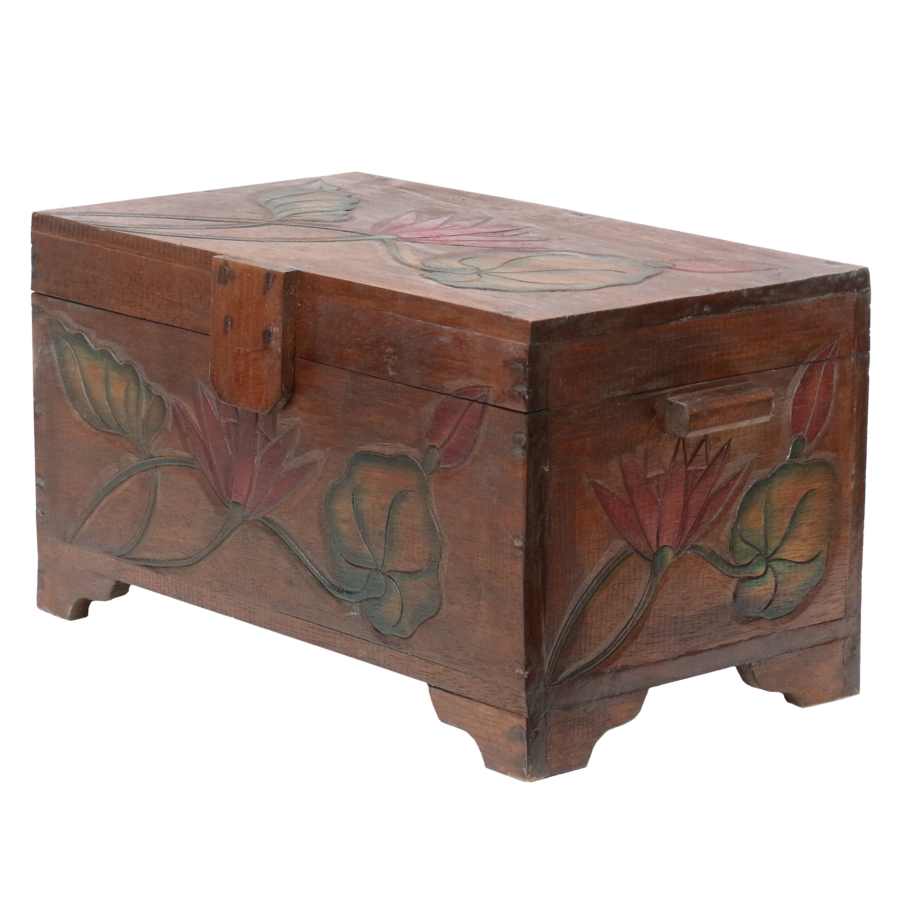 Truhe Holzkiste Holztruhe Schatztruhe Kiste Box Palmenholz Holzbox