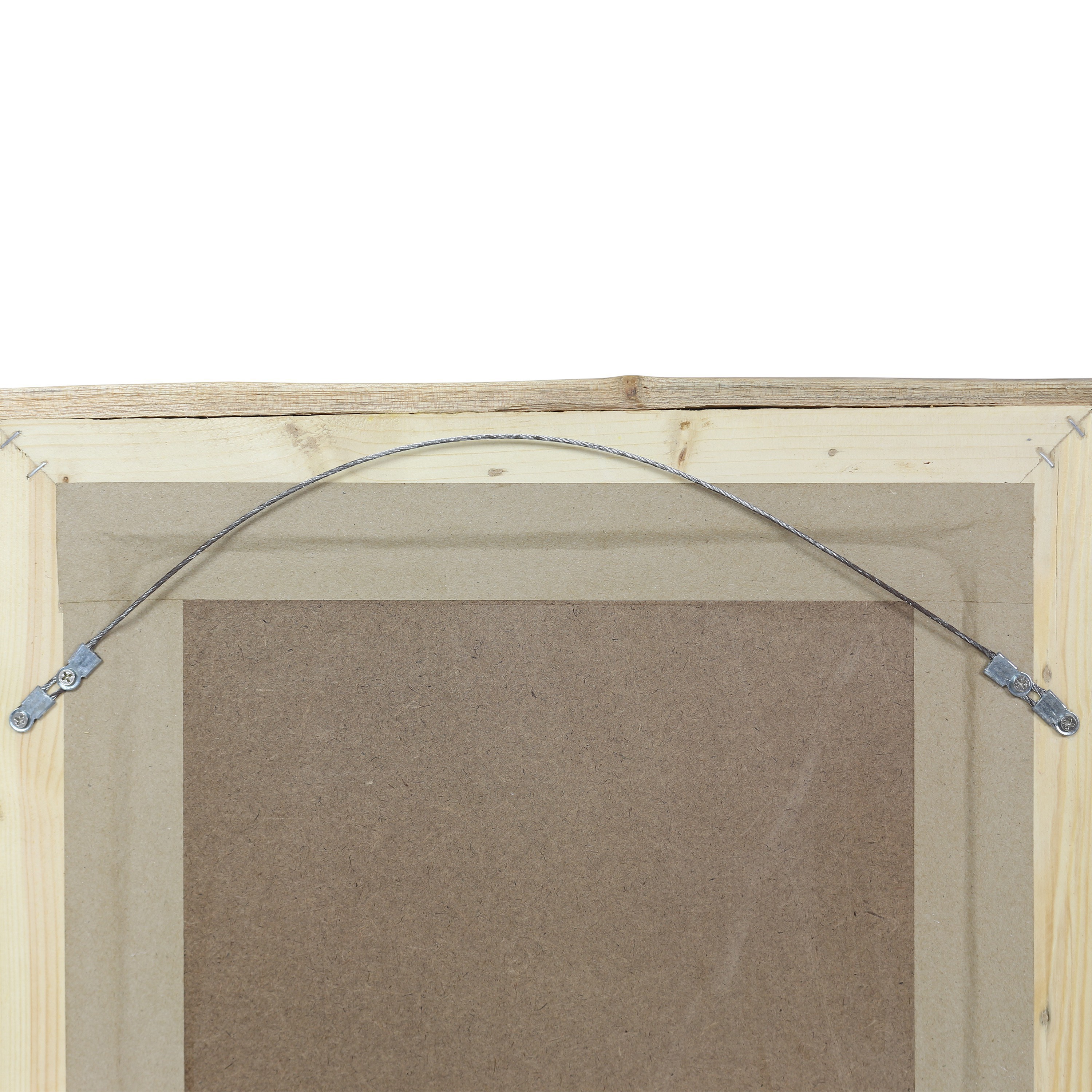 Großer Spiegel Rahmen aus Holzstücken Massiv Holzrahmen Wandspiegel